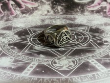 Professional Magical Talisman Triangle Sil Ring Witch Attract Wealth, Love,Money picture