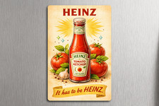 3x 2 Vintage Style Heinz Tomato Ketchup Bottle Art Fridge Refrigerator Magnet picture