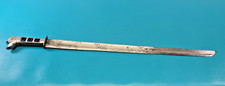 Antique 1800's Spanish S. Ortega Colonial Silver Dog Head Officers Sword TR1496 picture