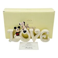 Lenox Disney Mickey & Minnie Mouse True LOVE Sign Figurine 10
