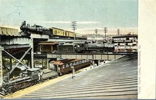 Richmond Virginia Three Trunk Lines Railroad Shockoe Mill c.1905 Train Crossing picture