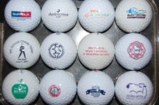 Set of  12 GOLF BALL Collectible LOGO  GOLF TOURNAMENT INVITATIONAL CHAMPIONSHIP picture