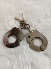 Collectibles INDONESIAN RARE Thumbcuffs Stainless Steel + Keys picture