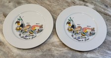 2 Revol La Porcelaine Cheese Salad Plates 7-1/2” France picture
