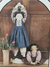 Vintage 1987 DreamSpinners Warm at Heart #134 Uncut Doll Pattern Draft Stopper picture
