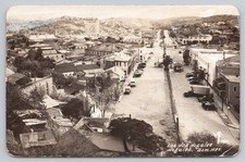 Vintage Los Dos Nogales Nogales Sonora Mexico City View RPPC Real Photo Postcard picture