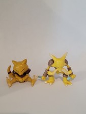Vintage Pokémon Tomy Figures CGTSJ Lot Of 2 - Abra and Alakazam picture