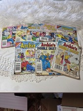 8 ARCHIE'S DOUBLE DIGEST & magazines Comics 2002-2003 VG - FINE. #85,88,182,181, picture