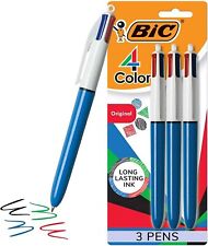 BIC 4 Color Ballpoint Pen, Medium Point (1.0Mm), 4 Colors in 1 Set of Multicolor picture