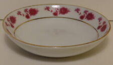 SAUCE DISH Violet Flowers Gold Trim China picture