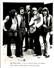 LG965 1974 Original Photo THE MOODY BLUES Graeme Edge Ray Thomas Mike Pinder picture