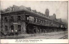 Antique Postcard Erie Station Susquehanna, Pennsylvania Undivided  picture