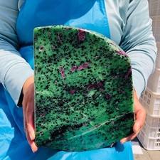 15.07 LB Natural Red & green treasure Ruby Crystal Mineral Specimen Heals 5032 picture