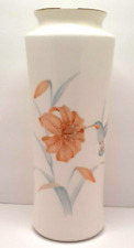 Otagiri Tiger Lily and Hummingbird Flower Vase 10.5