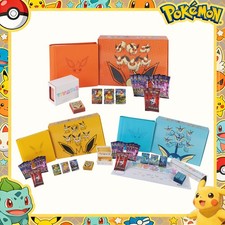 Pokemon Simplified Chinese Eevee Evolution Gift Box Vaporeon Jolteon Flareon picture