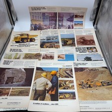 Vintage WABCO Construction Equipment Magazine Ad Lot Haulpak 222G Scraper Grader picture