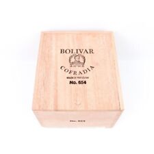 Bolivar Cofradia No. 654 Empty Wooden Cigar Box 6.75