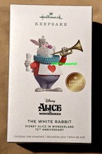 NEW Hallmark WHITE RABBIT Alice in Wonderland 75th Anniversary Disney Limited picture