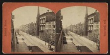 View on Fifth Avenue looking down  Old Historic Photo picture