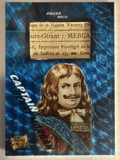 2021 Pieces of the Past Captain Henry Morgan Handwritten Relic #309 Blue 1/1 picture