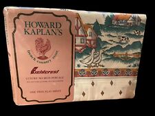 NEW Vintage Fieldcrest Howard Kaplan's French Country Store Twin Flat Sheet NOS picture