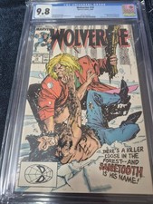 Marvel Wolverine 10 1989 CGC 9.8 White Pages Sabretooth Appearance picture