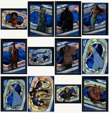 2025 Topps Chrome Disney Sapphire Edition Lot (37 Cards) Simea Jasmine Beast picture