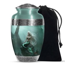 Mermaid Cove Memorial Urns for Human Ashes Adult Women (10 Inch) picture