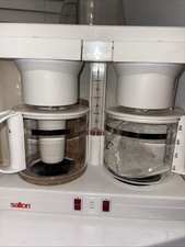 Vintage Salton Split Decision Dual Coffee Tea Maker in White DS-16 Brand New picture