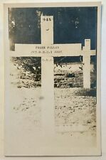 Luxembourg American Cemetery. US Army. Real Photo Postcard Frank Pallas. RPPC picture