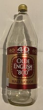 Olde English “800” 40oz Glass Bottle, Malt Liquor, Empty picture