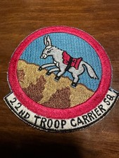 Vintage USAF 22nd Troop Carrier Squadron Patch picture