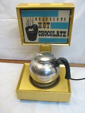 Vintage Whirl-A-Way Hot Chocolate Dispenser Diner Carafe Pot Dispenser Sign picture