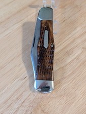 Rare Early Ka-Bar Large Coke Bottle Hunter Knife. Union Stamp. Nice Knife picture