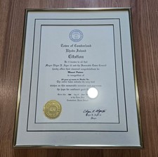 Hasbro Inc. 35 Years of Service Certificate Cumberland RI 1992 Edgar R. Alger picture