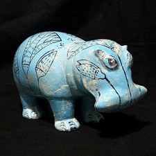 1:1 Museum Replica Egyptian Artifact Faience William The Hippopotamus picture