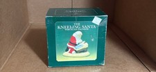 Roman, Inc. Kneeling Santa Prayer Figurine w/ Baby Jesus Manger Christmas 1983 picture