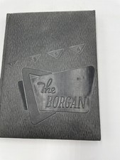 Yearbook Vintage 1954 The Borgan Janis Cabbell Signatures Messages Dedications picture