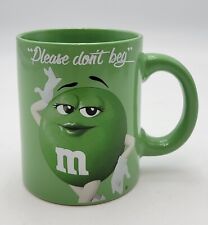 M&M Green Coffee Mug Please Don't Beg 2016 picture