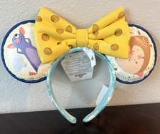 BNWT Disney Parks Ratatouille Chef Remy and Emilee Minnie Mouse Ears Headband picture