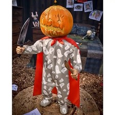 05020631 Spirit Halloween 4.3 Ft Harvey Carvey Animatronic Halloween Prop picture