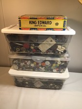 Vintage/Antique Buttons Military/Glass/Craft HUGE LOT picture