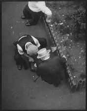 Nickel a shine on the street shoe shiner 1929 Historic Old Photo picture
