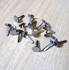 Steel SPLIT PINS for fastening the liner leather. REPRODUCTION picture