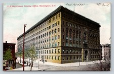 c1907 U.S. Government Printing Office Washington DC VINTAGE ANTIQUE Postcard picture