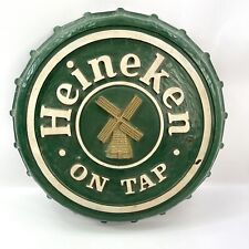 Heineken Holland On Tap Beer Sign Man Cave Wall Decor 1985 Exclusive U.S picture