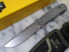 Buck USA Sentry 822 Fixed Blade Hunter Bowie Knife Full Tang 420HC Micarta New picture
