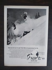 Vintage 1969 Hart Skis Full Page Original Ad 1223 picture