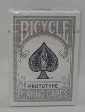 Bicycle Prototype Metalluxe Dark Silver Playing Cards Foiled 1/345 SEALED NEW picture