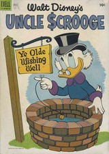 Uncle Scrooge (Walt Disney) #7 GD; Dell | low grade - November 1954 Wishing Well picture
